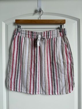 LOFT Outlet Striped Mini Skirt